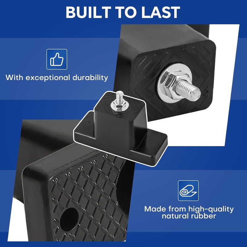 MYFULLY Rubber Vibration Isolator Mounting Bracket 4-Pack Air Conditioner Vibration Damping Mounts Anti-Vibration Shock Absorbing Pads for Outdoor Mini Split Air Conditioner Condensers - Image 4